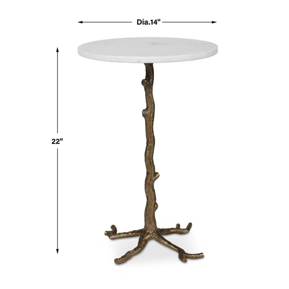   Modern European furniture - Round White Marble Accent Table - www.oroa.com | Oroa.com