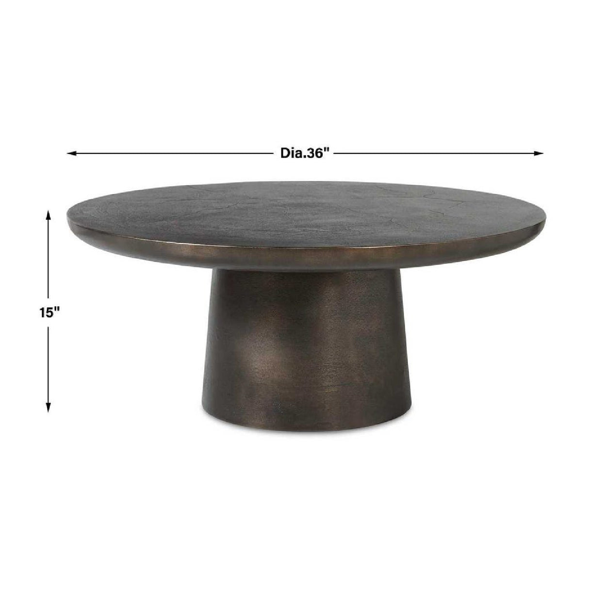   Modern European furniture - Golden Bronze Indoor/Outdoor Coffee Table - www.oroa.com | Oroa.com