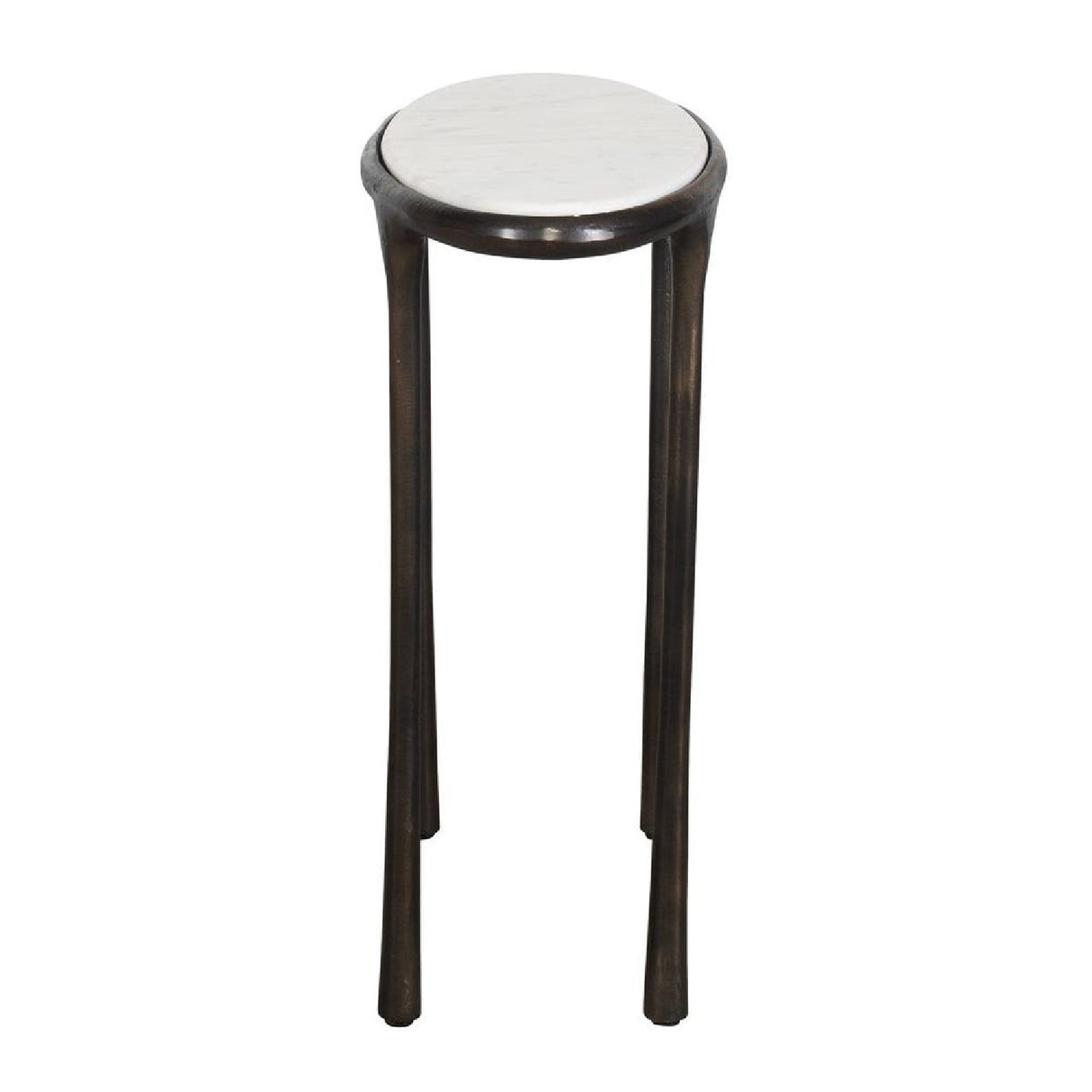   Modern European furniture - White Marble Oval Accent Table - www.oroa.com | Oroa.com