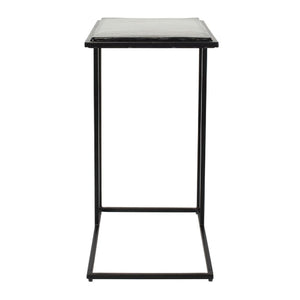   Modern European furniture - Cast Glass C-Shaped End Table - www.oroa.com | Oroa.com
