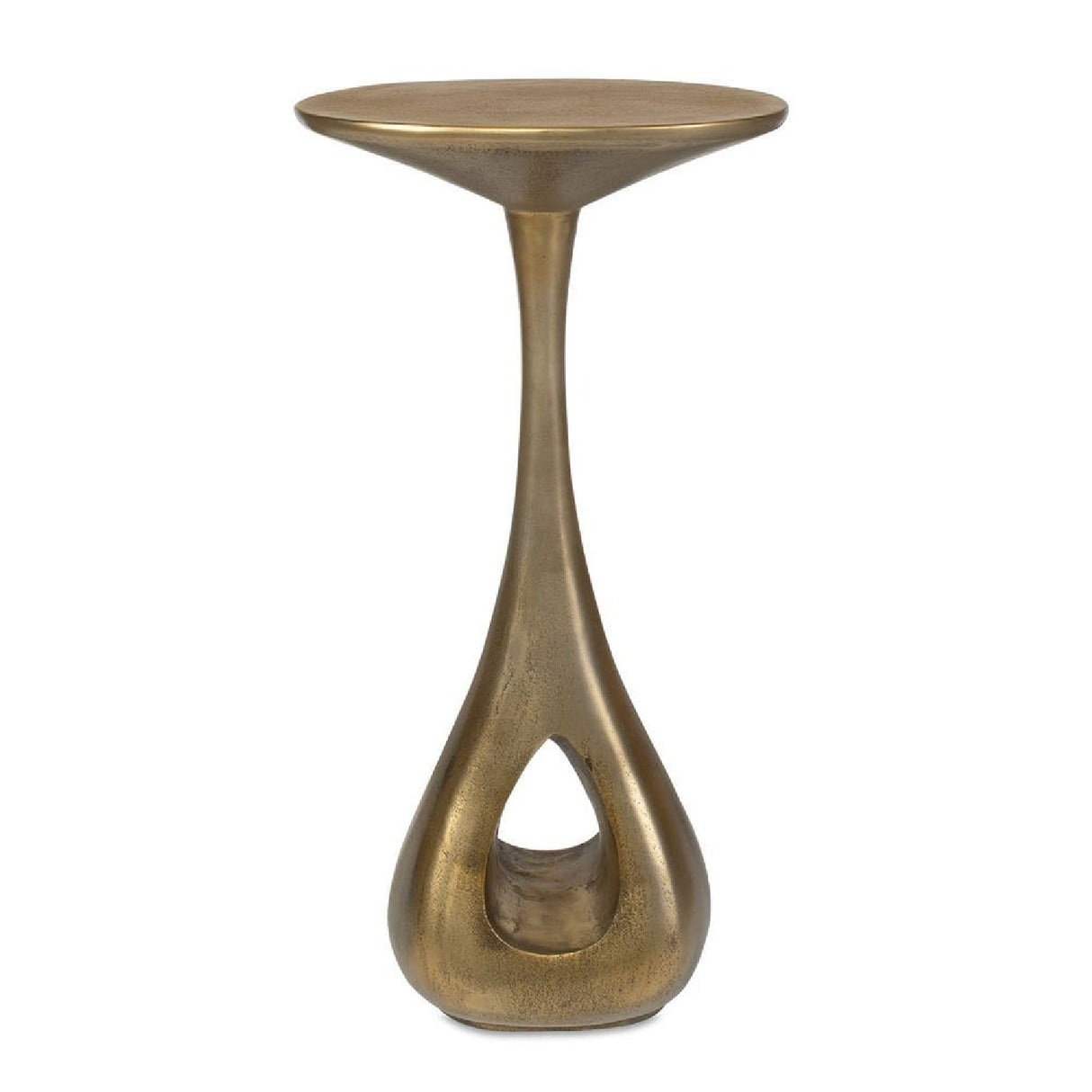   Modern European furniture - Antique Brass Indoor/Outdoor Accent Table - www.oroa.com | Oroa.com