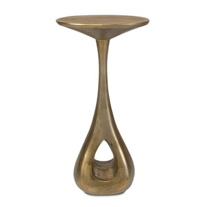   Modern European furniture - Antique Brass Indoor/Outdoor Accent Table - www.oroa.com | Oroa.com