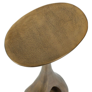   Modern European furniture - Antique Brass Indoor/Outdoor Accent Table - www.oroa.com | Oroa.com