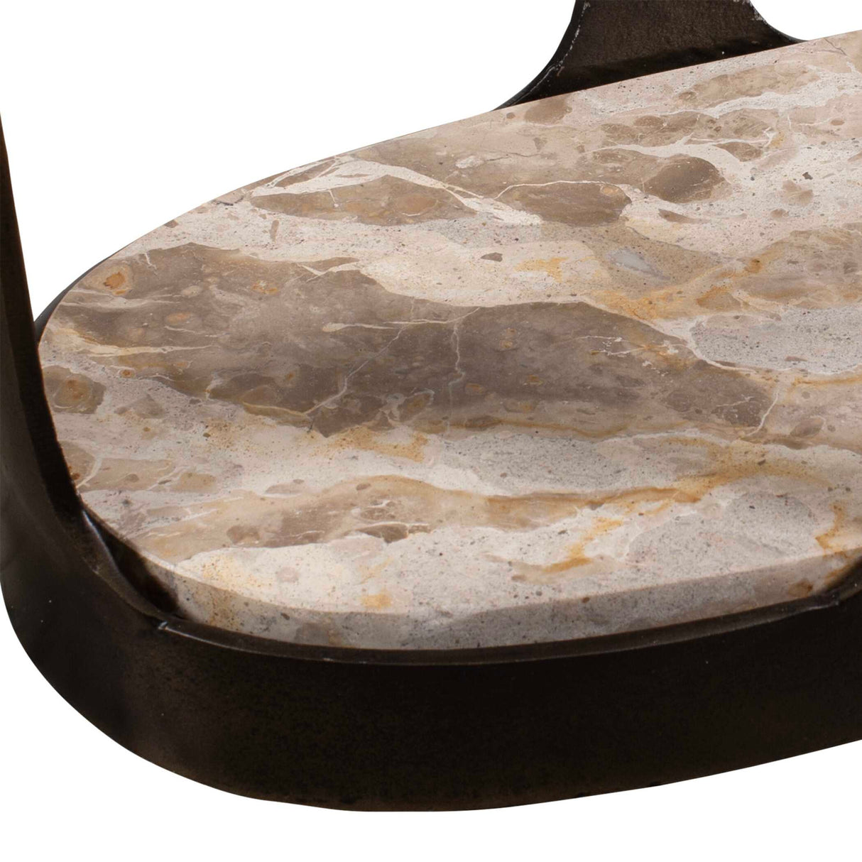   Bronze Framed Glass Accent Table | Oroa.com