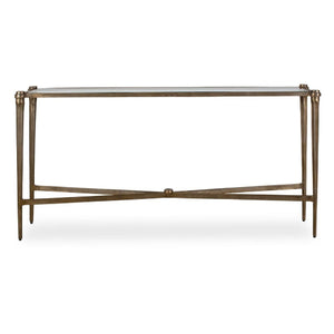   Modern European furniture - Antique Brass Framed Console Table - www.oroa.com | Oroa.com