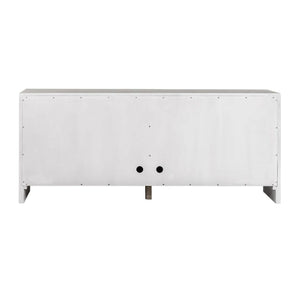   Modern European furniture - Carved Mindi Wood 4-Door Cabinet - www.oroa.com | Oroa.com