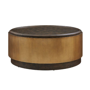   Modern European furniture - Mappa Burl Round Coffee Table - www.oroa.com | Oroa.com