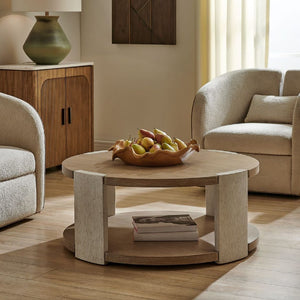   Modern European furniture - Oak Round Coffee Table - www.oroa.com | Oroa.com