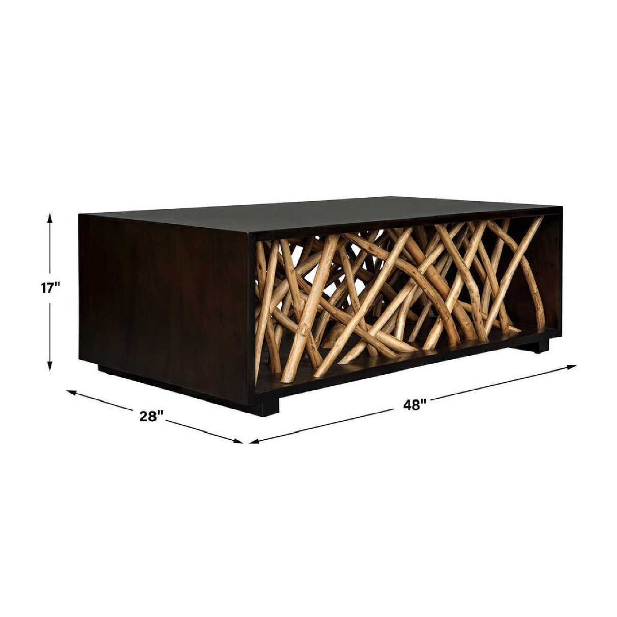   Modern European furniture - Teak Branches Coffee Table - www.oroa.com | Oroa.com