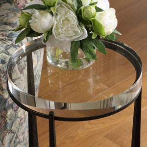   Crystal Top Accent Table | Oroa.com