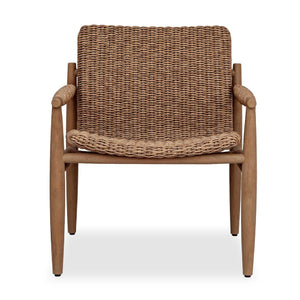   Modern European furniture - Wicker Scooped Outdoor Lounge Chair  - www.oroa.com | Oroa.com