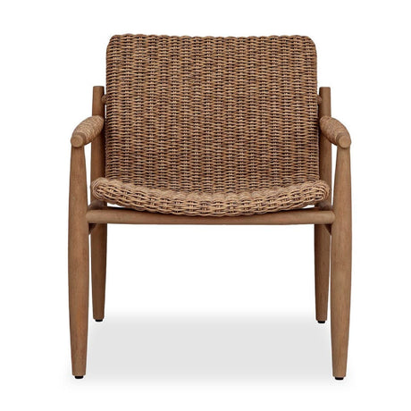   Modern European furniture - Wicker Scooped Outdoor Lounge Chair  - www.oroa.com | Oroa.com