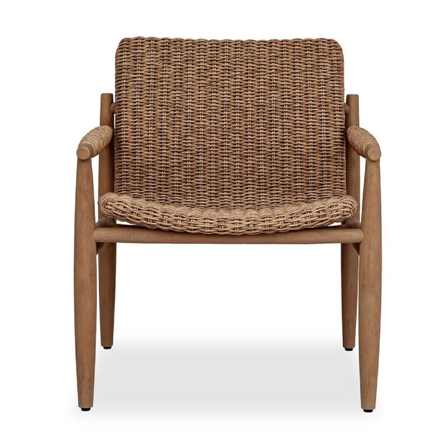 Modern European furniture - Wicker Scooped Outdoor Lounge Chair  - www.oroa.com
