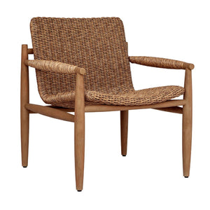   Modern European furniture - Wicker Scooped Outdoor Lounge Chair  - www.oroa.com | Oroa.com