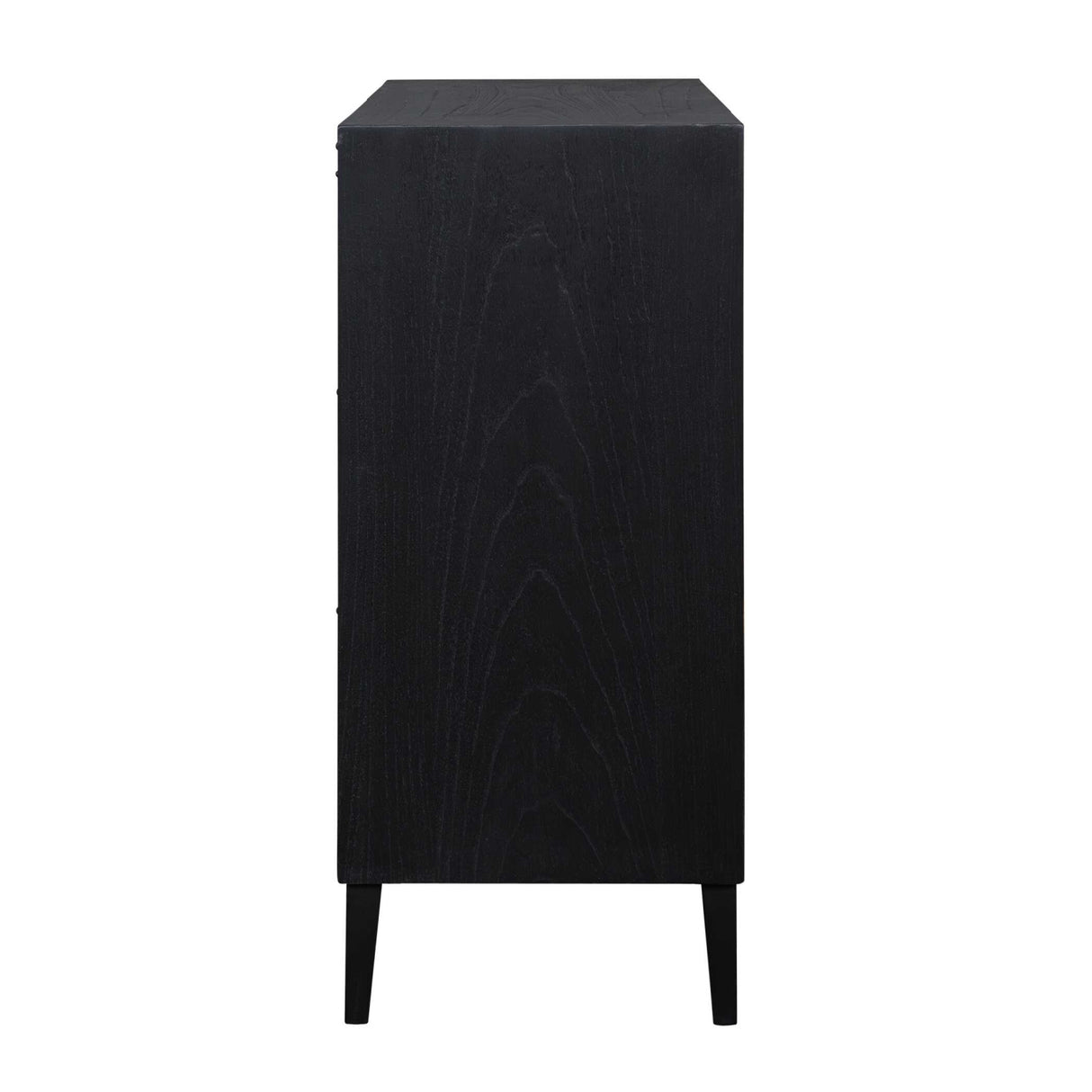   Modern European furniture - Black Wooden 2-Door Cabinet - www.oroa.com | Oroa.com