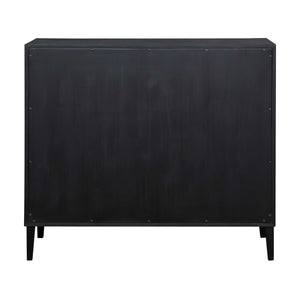   Modern European furniture - Black Wooden 2-Door Cabinet - www.oroa.com | Oroa.com