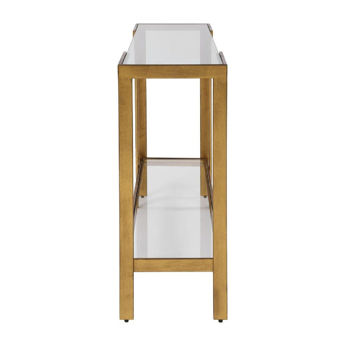   Modern European furniture - Gold Framed Glass Console Table - www.oroa.com | Oroa.com