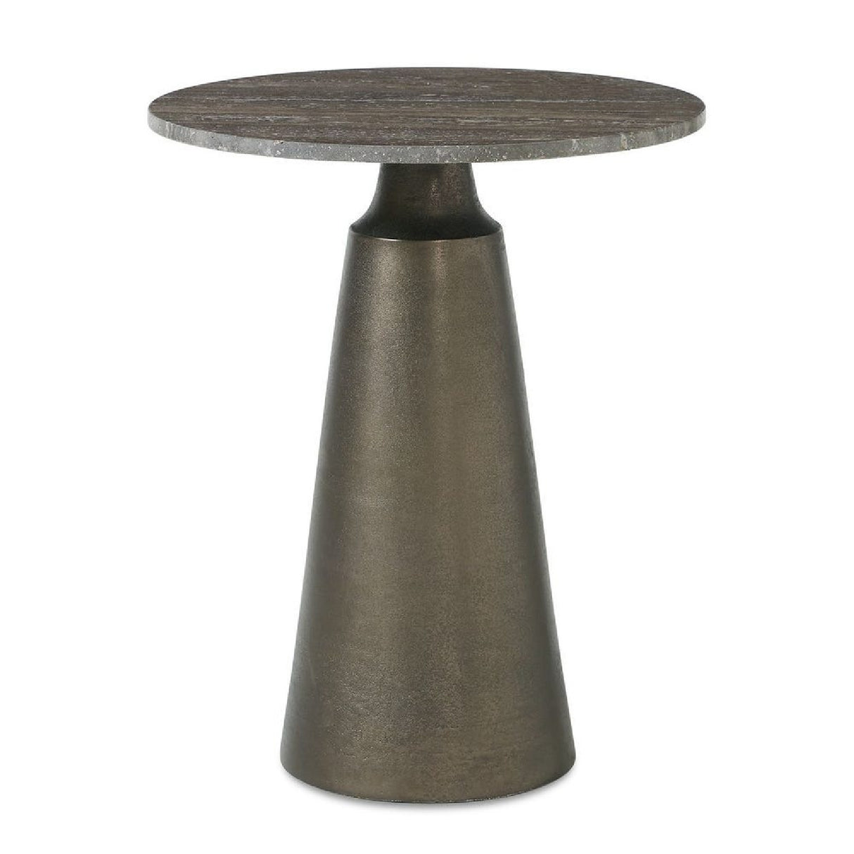   Modern European furniture - Round Bronze Indoor/Outdoor Accent Table - www.oroa.com | Oroa.com