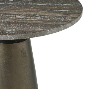   Modern European furniture - Round Bronze Indoor/Outdoor Accent Table - www.oroa.com | Oroa.com