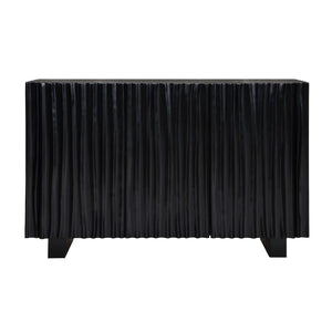   Modern European furniture - Black Carved Wooden 3-Door Cabinet - www.oroa.com | Oroa.com