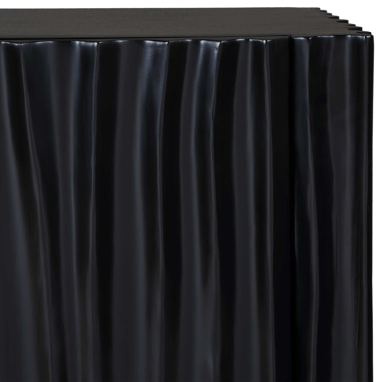   Modern European furniture - Black Carved Wooden 3-Door Cabinet - www.oroa.com | Oroa.com