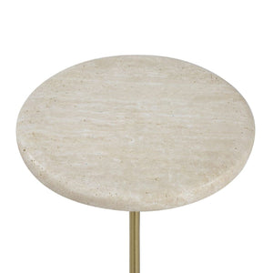   Modern European furniture - Natural Travertine Side Table - www.oroa.com | Oroa.com