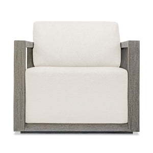   White Cushioned Outdoor Lounge Chair | Oroa.com