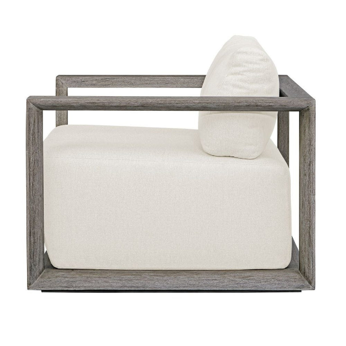   White Cushioned Outdoor Lounge Chair | Oroa.com