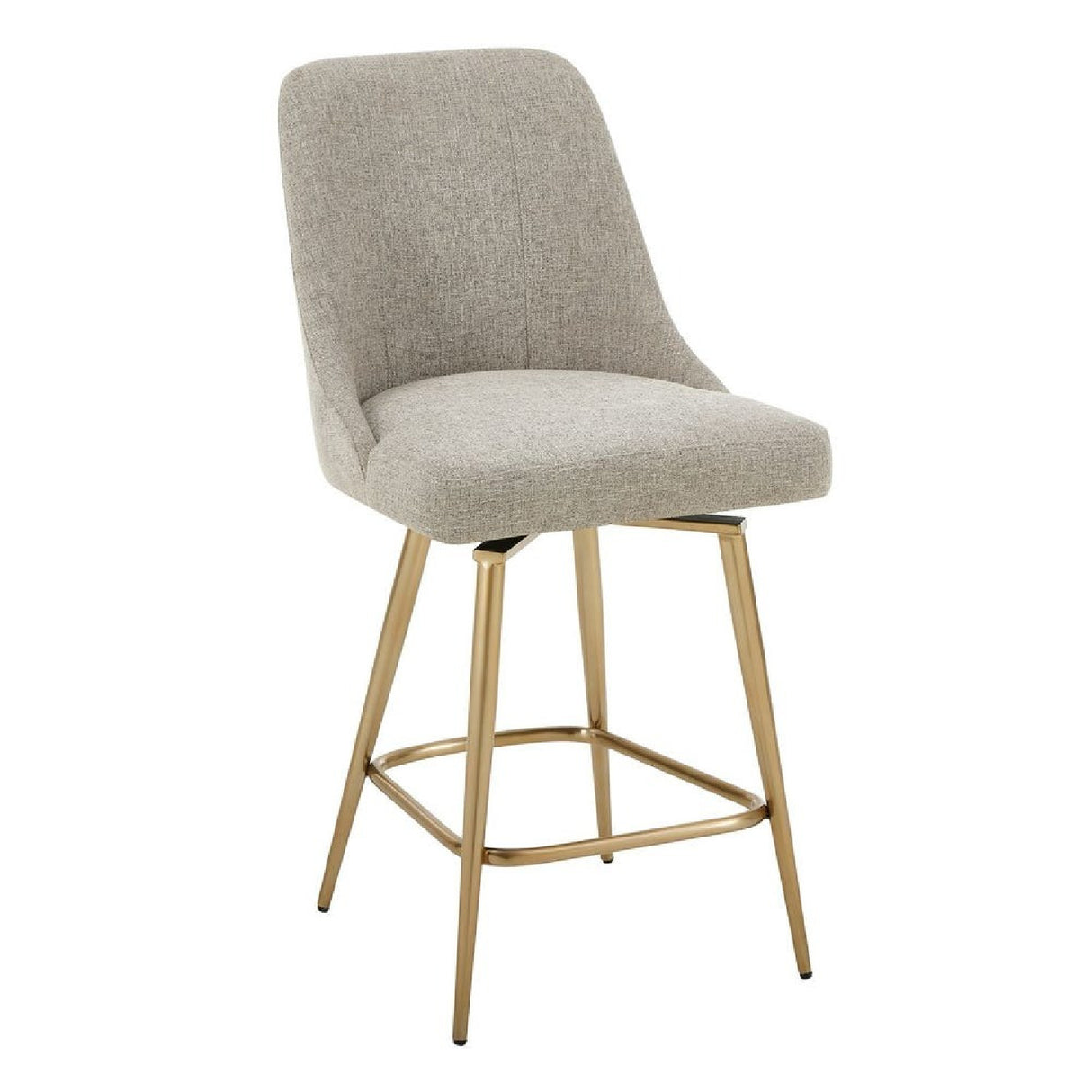   Modern European furniture - Taupe Fabric Counter Stool - www.oroa.com | Oroa.com