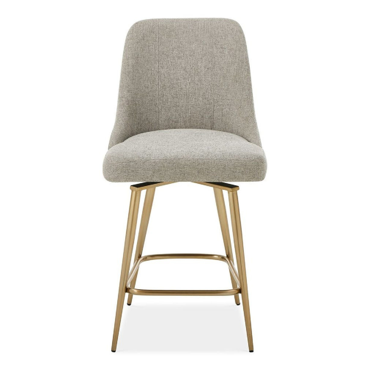   Modern European furniture - Taupe Fabric Counter Stool - www.oroa.com | Oroa.com