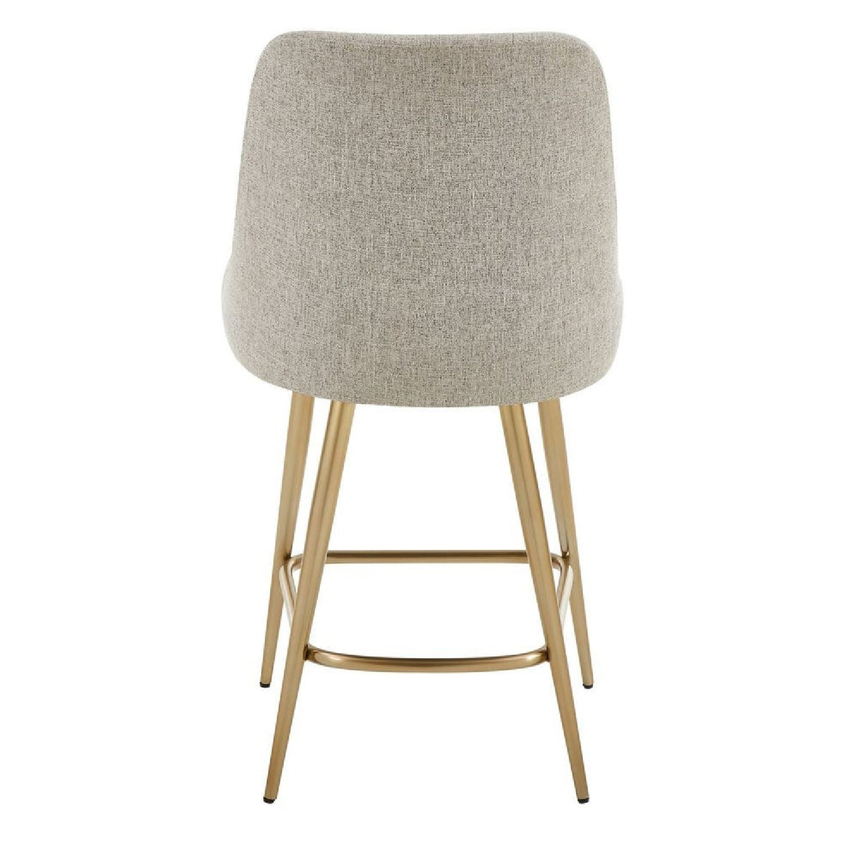   Modern European furniture - Taupe Fabric Counter Stool - www.oroa.com | Oroa.com