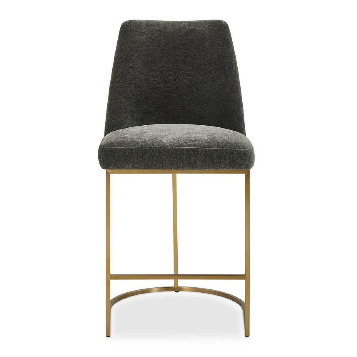   Modern European furniture - Gray Velvet Counter Stool - www.oroa.com | Oroa.com