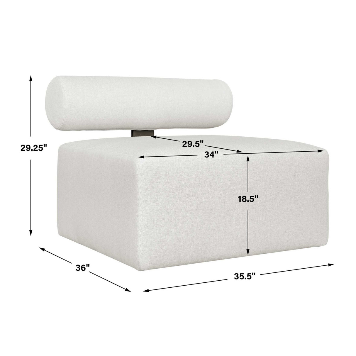   Modern European furniture - White Fabric Outdoor Sofa - www.oroa.com | Oroa.com