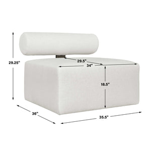   Modern European furniture - White Fabric Outdoor Sofa - www.oroa.com | Oroa.com