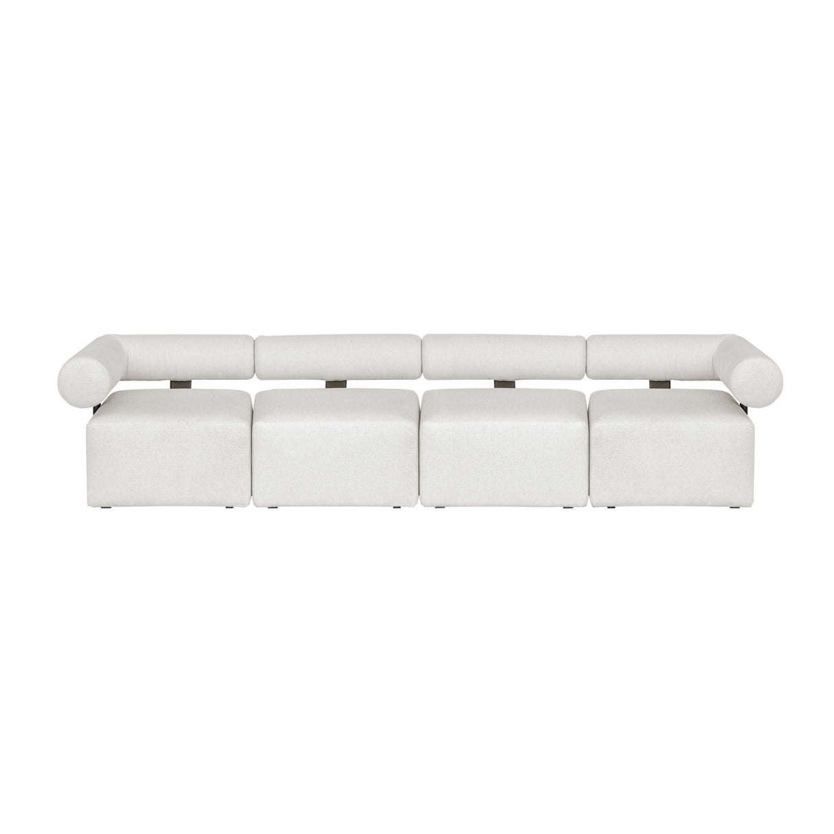   Modern European furniture - White Fabric Outdoor Sofa - www.oroa.com | Oroa.com
