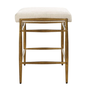   Modern European furniture - White Chenille Bench S - www.oroa.com | Oroa.com
