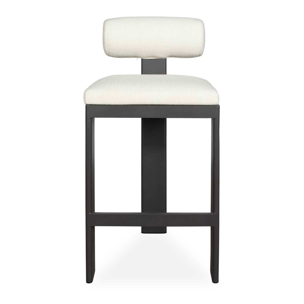   Modern European furniture - White Padded Outdoor Bar Stool - www.oroa.com | Oroa.com