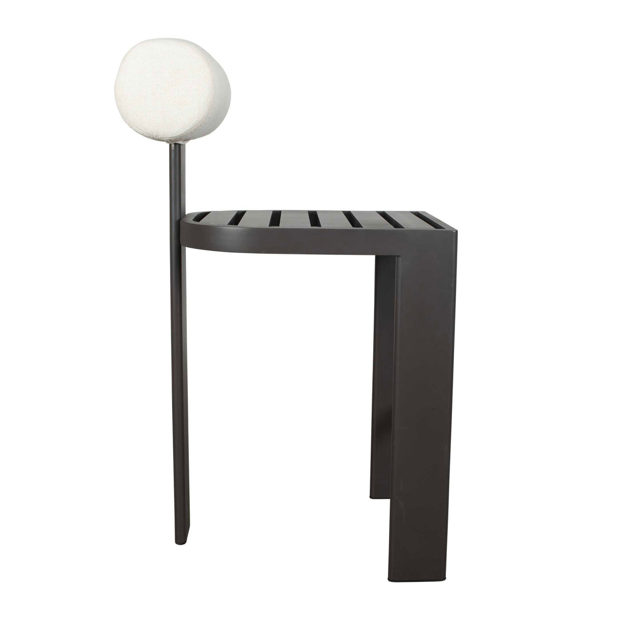   Modern European furniture - White Padded Outdoor Bar Stool - www.oroa.com | Oroa.com