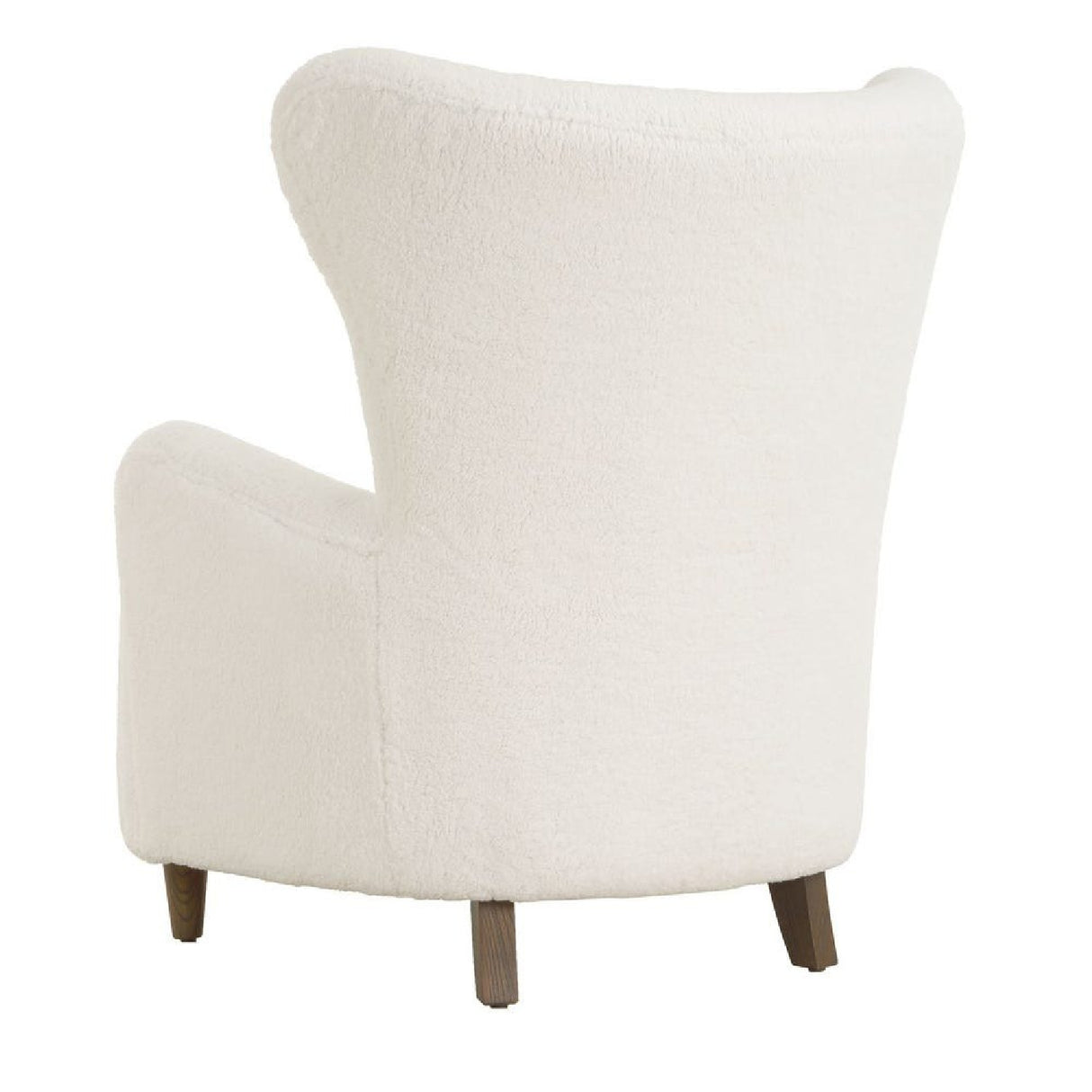   White Sheepskin Wingback Lounge Chair | Oroa.com