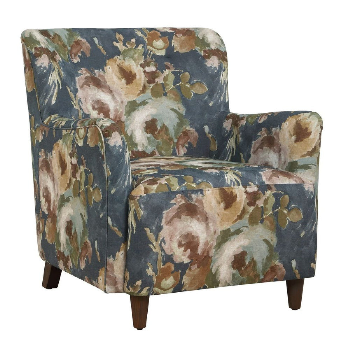   Floral Print Accent Armchair | Oroa.com