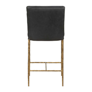   Modern European furniture - Gray Leather Counter Stool - www.oroa.com | Oroa.com
