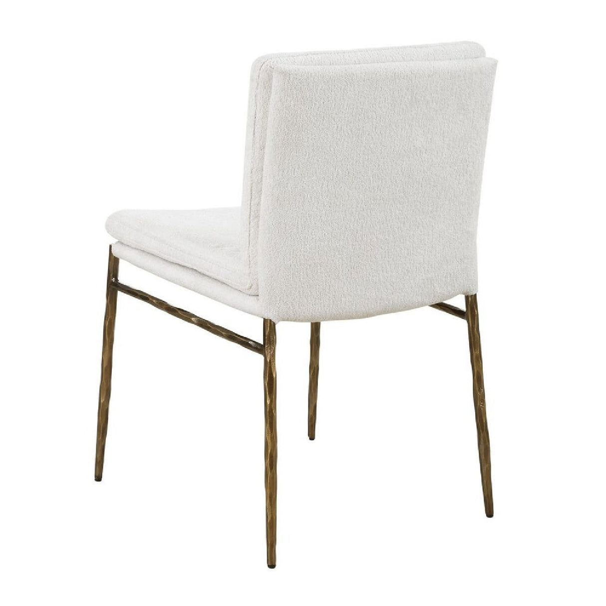   White Boucle Dining Chair | Oroa.com
