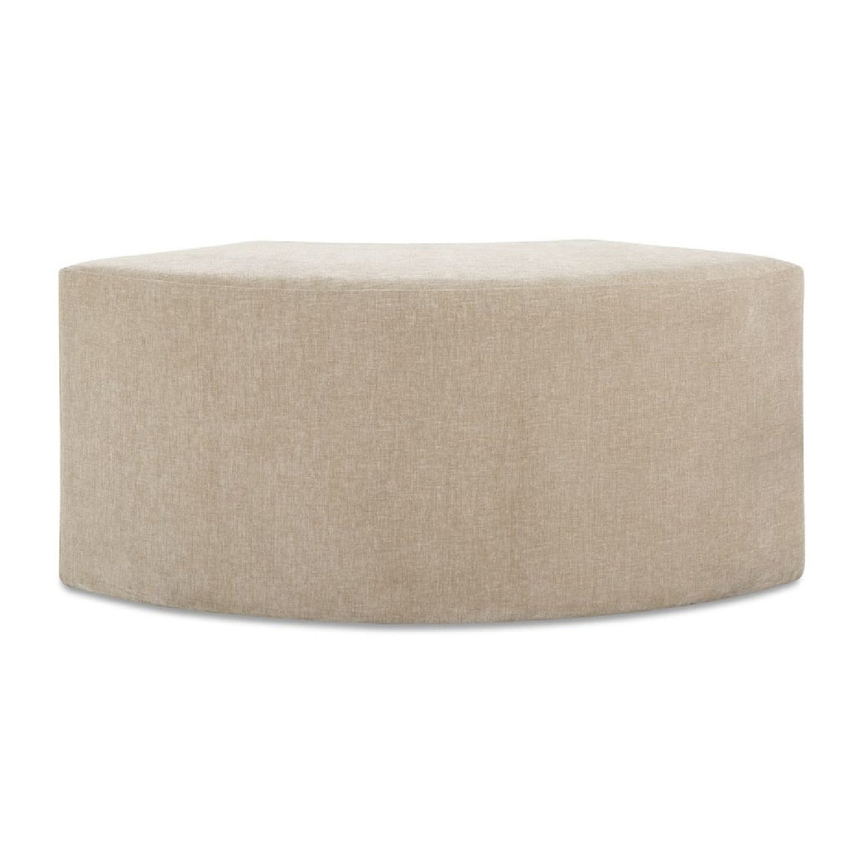   Modern European furniture - Beige Velvet Curved Bench - www.oroa.com | Oroa.com