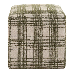   Chenille Cube Ottoman | Oroa.com