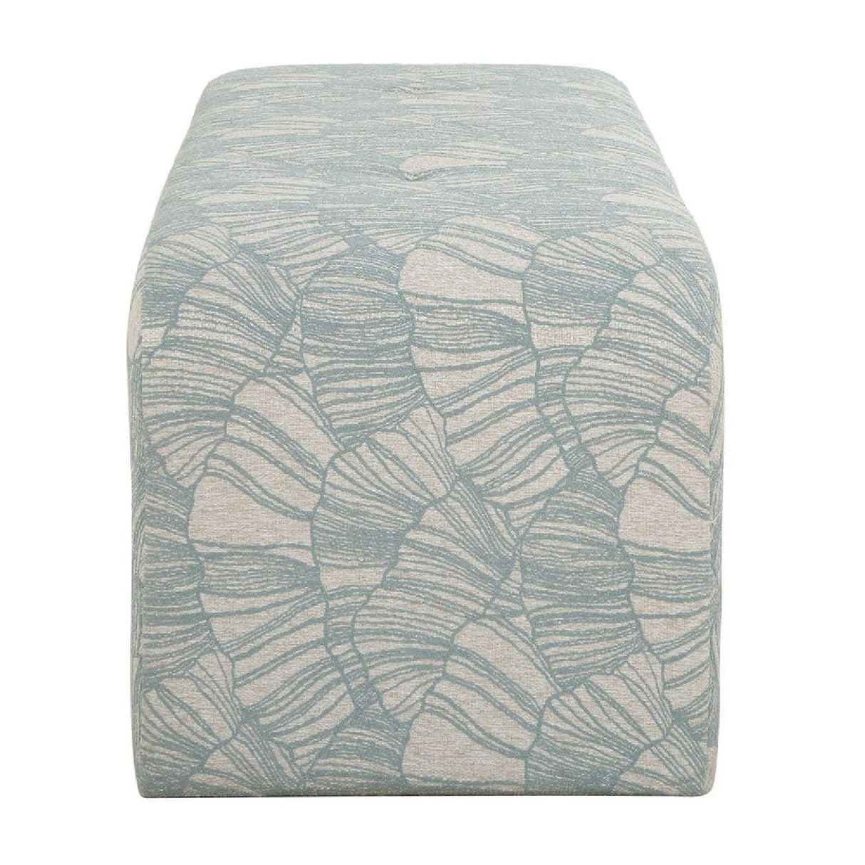   Modern European furniture - Blue Shell Printed Bench - www.oroa.com | Oroa.com