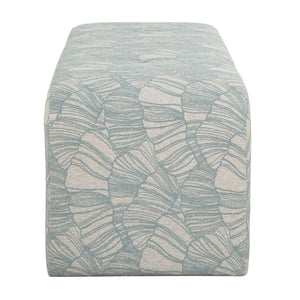   Modern European furniture - Blue Shell Printed Bench - www.oroa.com | Oroa.com