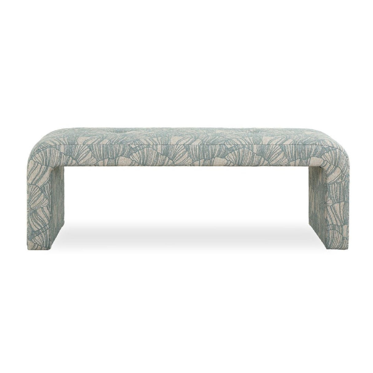   Modern European furniture - Blue Shell Printed Bench - www.oroa.com | Oroa.com
