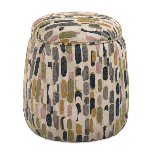 Modern European furniture - Multicolored Pattern Storage Ottoman - www.oroa.com