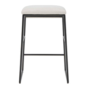   Modern European furniture - Cream Fabric Seat Counter Stool - www.oroa.com | Oroa.com