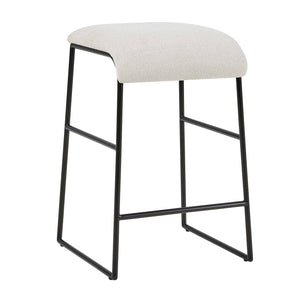   Modern European furniture - Cream Fabric Seat Counter Stool - www.oroa.com | Oroa.com